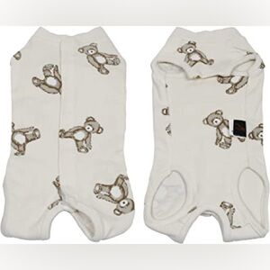 💚 3/$10  Teddy Bear Recovery Suit For After Surgery Small